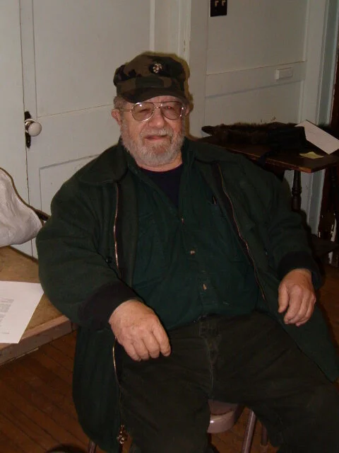 This picture of Ray Russell was taken on April 5, 2005 while at the monthly Board Meeting of the New Hampshire Trappers Association. Ray is not only a Hall of fame Trapper but an active and involved Director representing Cheshire County.